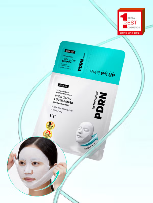 VT PDRN Glow Lifting Mask 1 sheet (27g) + Glow Essence 1.5ml