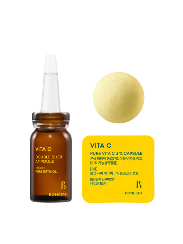 Boncept Vita C Freeze-Dried Double-Up Ampoule Kit
