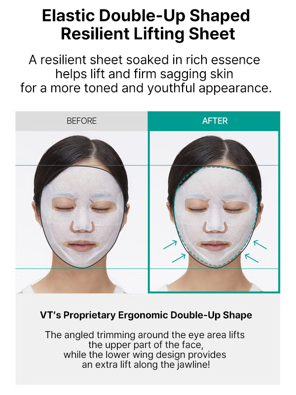 VT PDRN Glow Lifting Mask 1 sheet (27g) + Glow Essence 1.5ml
