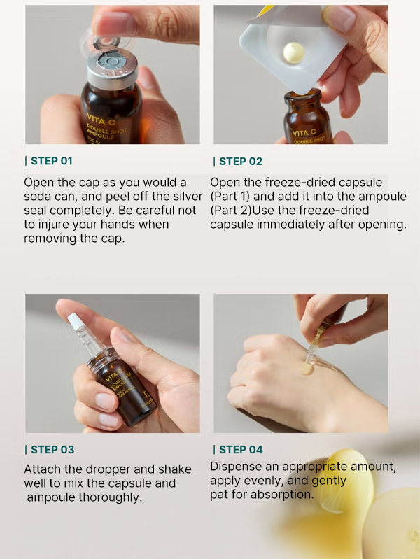Boncept Vita C Freeze-Dried Double-Up Ampoule Kit