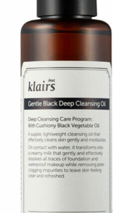 klairs black deep cleansing oil